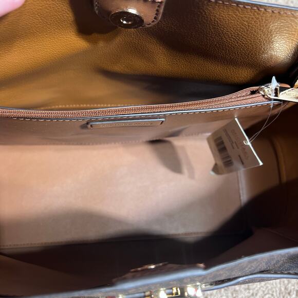 Michael Kors Reed MK Signature Large Belted Shoulder Tote Bag, NWT - Picture 10 of 10